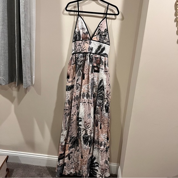 Isla & White bohemian resort maxi dress nwt Ophelie Dress Galerie Blanc wedding - Picture 6 of 12